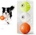 Potaroma Dog Toy Balls – 3 Pack E-TPU Bouncy Pet Fetch Balls Floating Water Pool Toy for Chewers Small & Large Dogs, Indoor & Outdoor 2.8 Inch Diameter