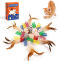 Potaroma Cat Toys Pack for Indoor Cats, 28PCS Interactive Kitten Accessories with Feather Balls, Catnip Mice, Colorful Springs – Starter Kitten Toy Stuff Set, Bored Kitty Must-Have Supplies